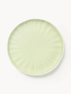 Westwing Collection Platos postre de porcelana con relieves Sali, 4 uds.^ Platos De Postre|Vajillas Completas
