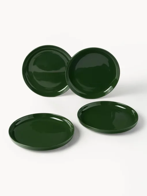Westwing Collection Platos postre de porcelana Nessa, 4 uds.^ Platos De Postre|Vajillas Completas