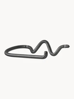 Ferm Living Portarollos de pared de metal artesanal Curvature^ Portarrollos|Jarrones