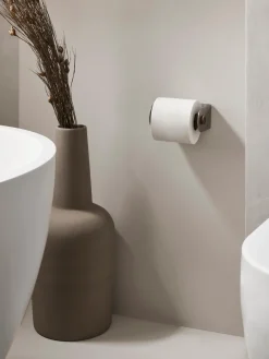 Kristina Dam Portarrollos de baño de madera de nogal Dowel^ Portarrollos|Jarrones