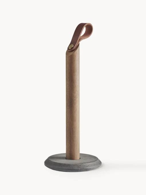 Gejst Portarrollos de cocina de madera de roble Grab