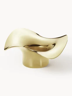GEORG JENSEN Portavelas de acero inoxidable con forma orgánica Cobra, 2 uds.^ Portavelas|Jarrones