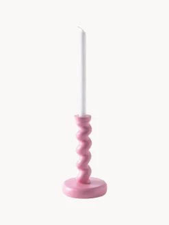 POLSPOTTEN Portavelas de metal artesanal Twister