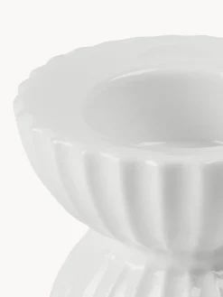 Lyngby Porcelaen Portavelas de porcelana con relieves Tura^ Portavelas|Jarrones
