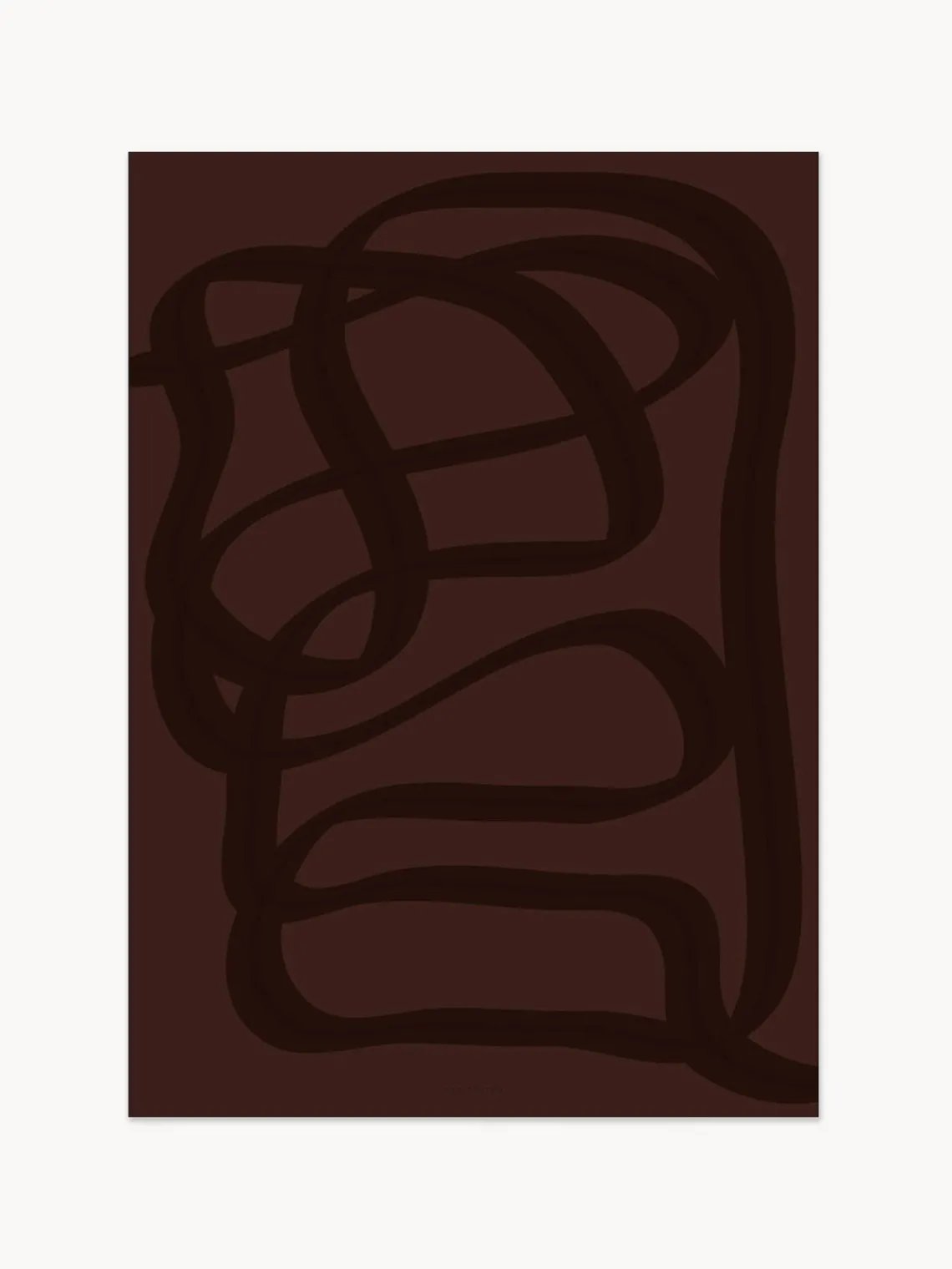 POSTER & FRAME Póster Burgundy Burgundy