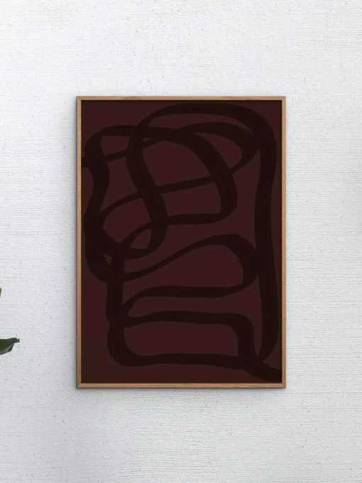 POSTER & FRAME Póster Burgundy Burgundy