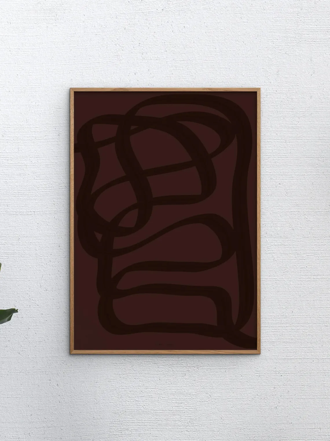POSTER & FRAME Póster Burgundy Burgundy