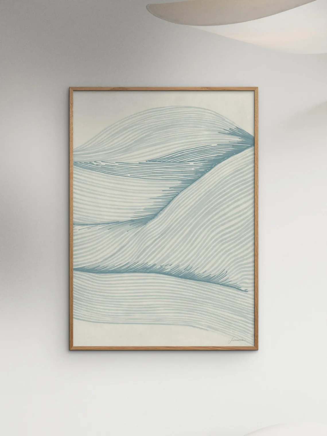 POSTER & FRAME Póster Ocean in Lines 02^ Pósters|Jarrones