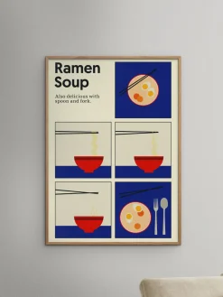 POSTER & FRAME Póster Ramen Soup^ Pósters|Jarrones