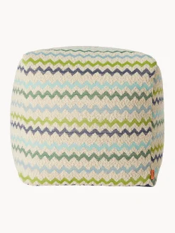 Missoni Puf artesanal Capri^ Cojines Para Suelo Y Pufs|Mantas