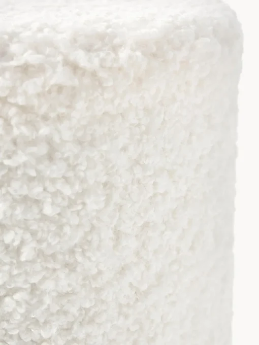 Westwing Collection Puf de borreguillo Daisy