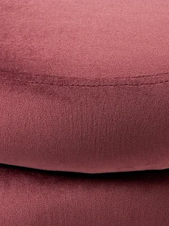 Westwing Collection Puf de terciopelo con espacio de almacenamiento Alto