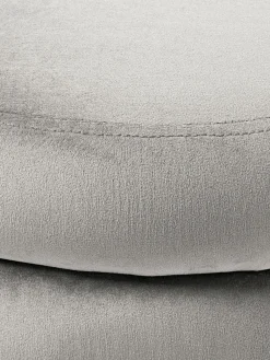 Westwing Collection Puf de terciopelo con espacio de almacenamiento Alto