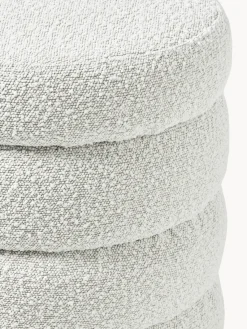 Westwing Collection Puf en tejido bouclé con espacio de almacenamiento Alto^ Pufs Y Otomanos