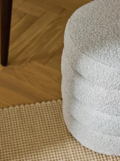 Westwing Collection Puf en tejido bouclé con espacio de almacenamiento Alto^ Pufs Y Otomanos