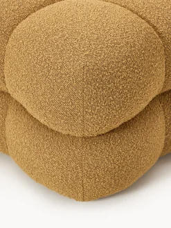 Westwing Collection Puf en tejido bouclé Ellie