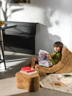 Niños Wigiwama Puf infantil artesanal de pana Cloud