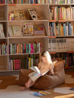 Niños Wigiwama Puf infantil de pana Sugar