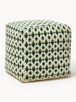 Westwing Collection Puf para exterior estampado Yamir
