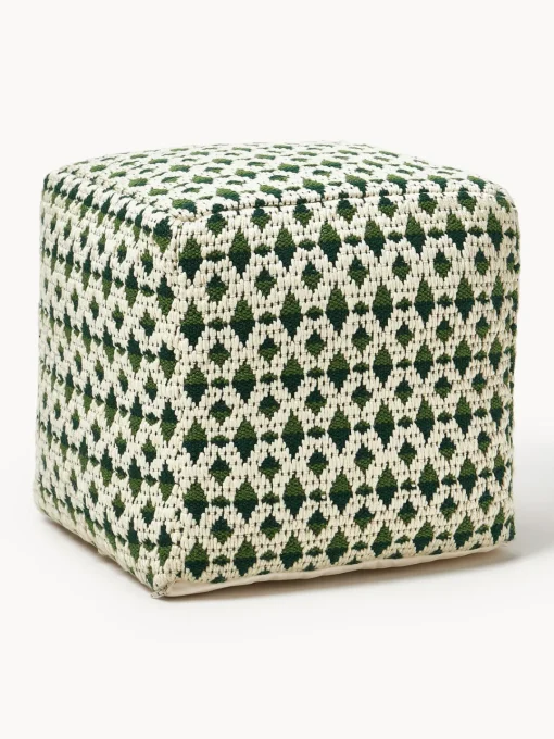 Westwing Collection Puf para exterior estampado Yamir
