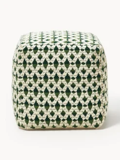 Westwing Collection Puf para exterior estampado Yamir