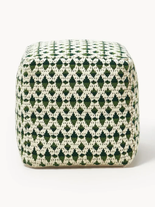 Westwing Collection Puf para exterior estampado Yamir