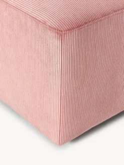 Westwing Collection Puf reposapiés de pana Melva, An 99 x F 42 cm^ Reposapiés|Sofás