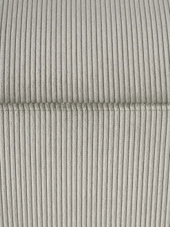 Westwing Collection Puf reposapiés de pana Melva, 99 x 42 cm
