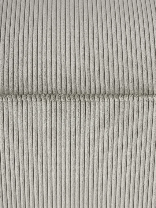 Westwing Collection Puf reposapiés de pana Melva, 99 x 42 cm