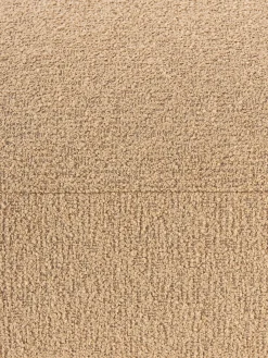 Westwing Collection Puf reposapiés en tejido bouclé Sofia