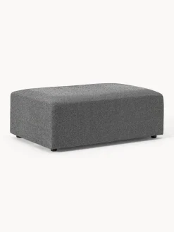 Westwing Collection Puf reposapiés grande Melva, 116 x 72 cm^ Reposapiés|Sofás