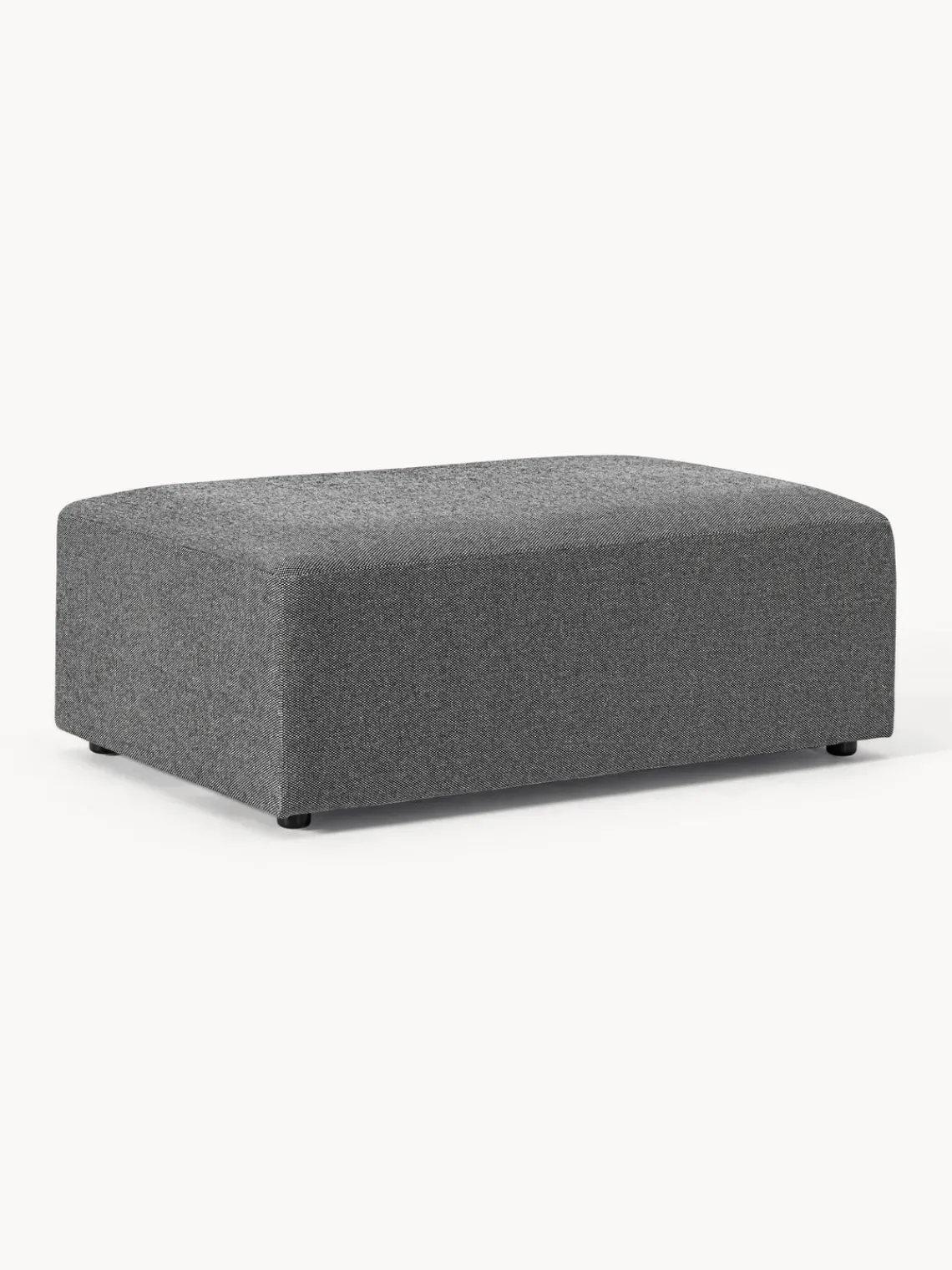 Westwing Collection Puf reposapiés grande Melva, 116 x 72 cm^ Reposapiés|Sofás