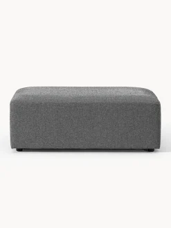Westwing Collection Puf reposapiés grande Melva, 116 x 72 cm^ Reposapiés|Sofás