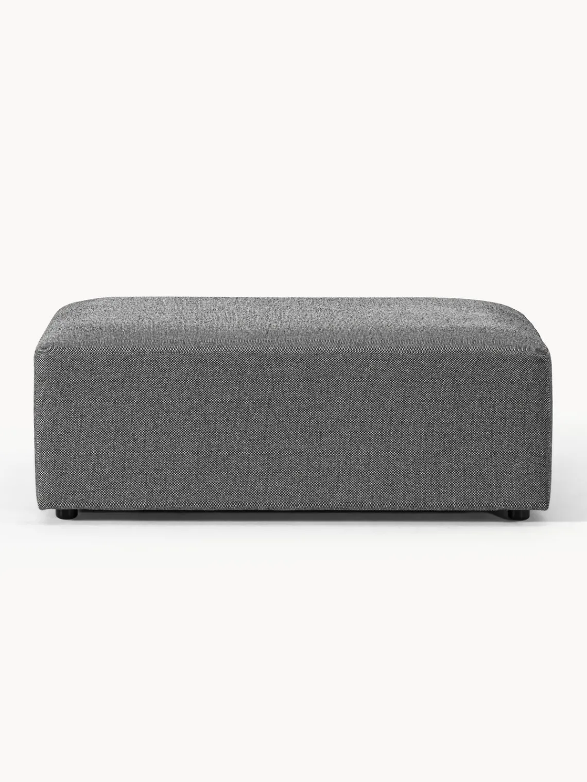 Westwing Collection Puf reposapiés grande Melva, 116 x 72 cm^ Reposapiés|Sofás