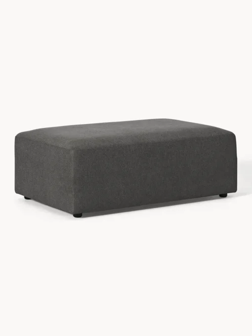 Westwing Collection Puf reposapiés grande Melva, 116 x 72 cm^ Reposapiés|Sofás