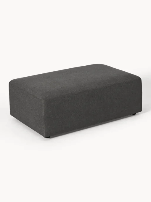 Westwing Collection Puf reposapiés grande Melva, 116 x 72 cm^ Reposapiés|Sofás
