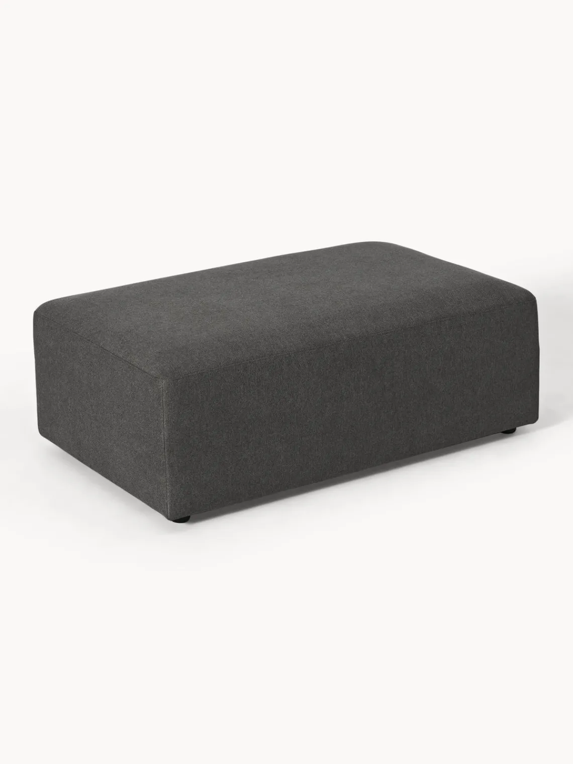 Westwing Collection Puf reposapiés grande Melva, 116 x 72 cm^ Reposapiés|Sofás