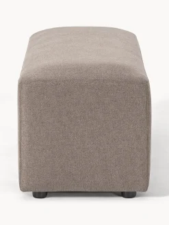 Westwing Collection Puf reposapiés grande Melva, 116 x 42 cm