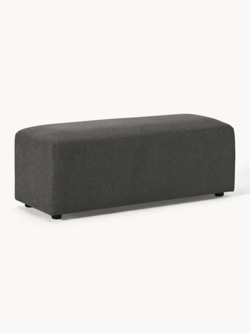 Westwing Collection Puf reposapiés grande Melva, 116 x 42 cm^ Reposapiés|Sofás