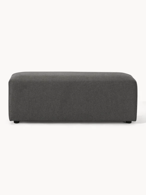 Westwing Collection Puf reposapiés grande Melva, 116 x 42 cm^ Reposapiés|Sofás