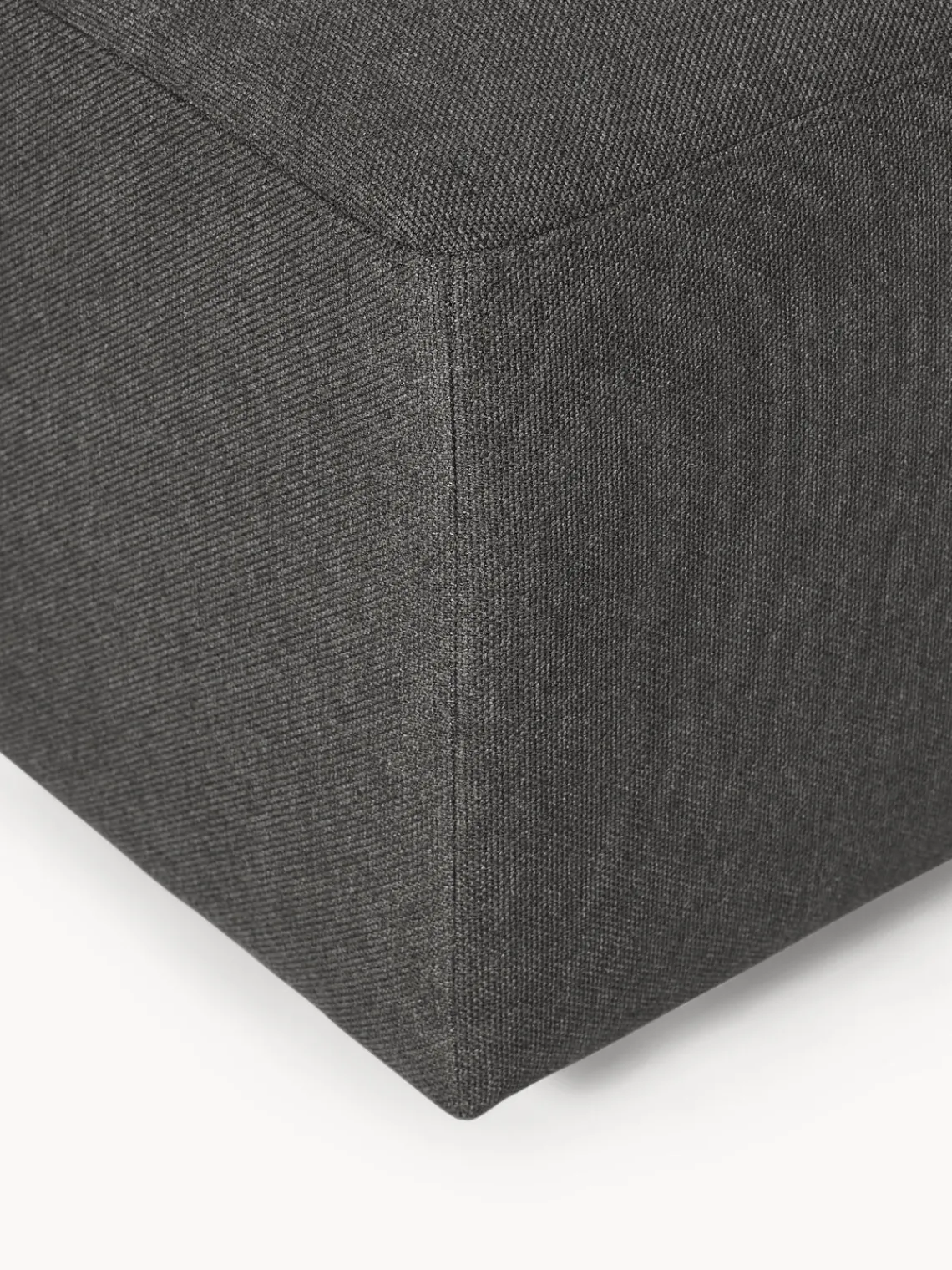 Westwing Collection Puf reposapiés grande Melva, 116 x 42 cm^ Reposapiés|Sofás