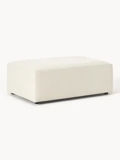 Westwing Collection Puf reposapiés grande Melva, 116 x 72 cm^ Reposapiés|Sofás