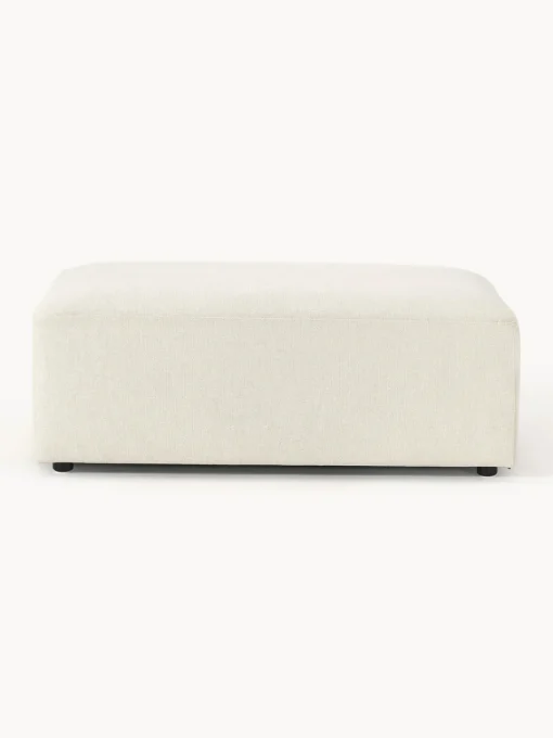 Westwing Collection Puf reposapiés grande Melva, 116 x 72 cm^ Reposapiés|Sofás