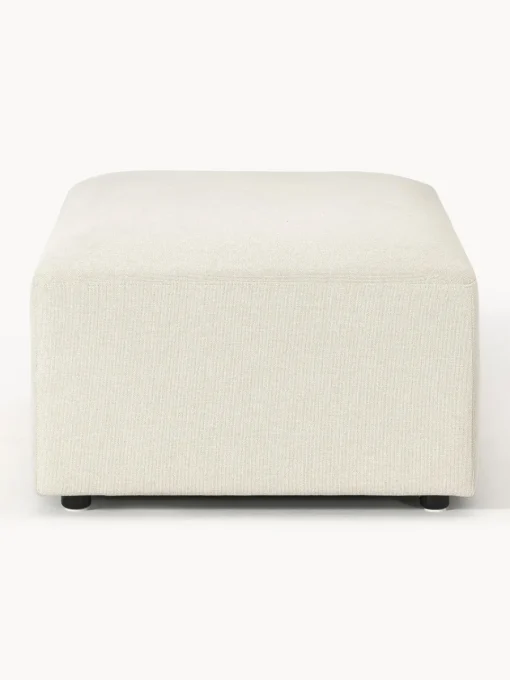 Westwing Collection Puf reposapiés grande Melva, 116 x 72 cm^ Reposapiés|Sofás