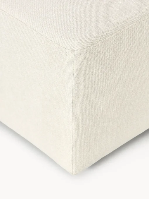 Westwing Collection Puf reposapiés grande Melva, 116 x 72 cm^ Reposapiés|Sofás