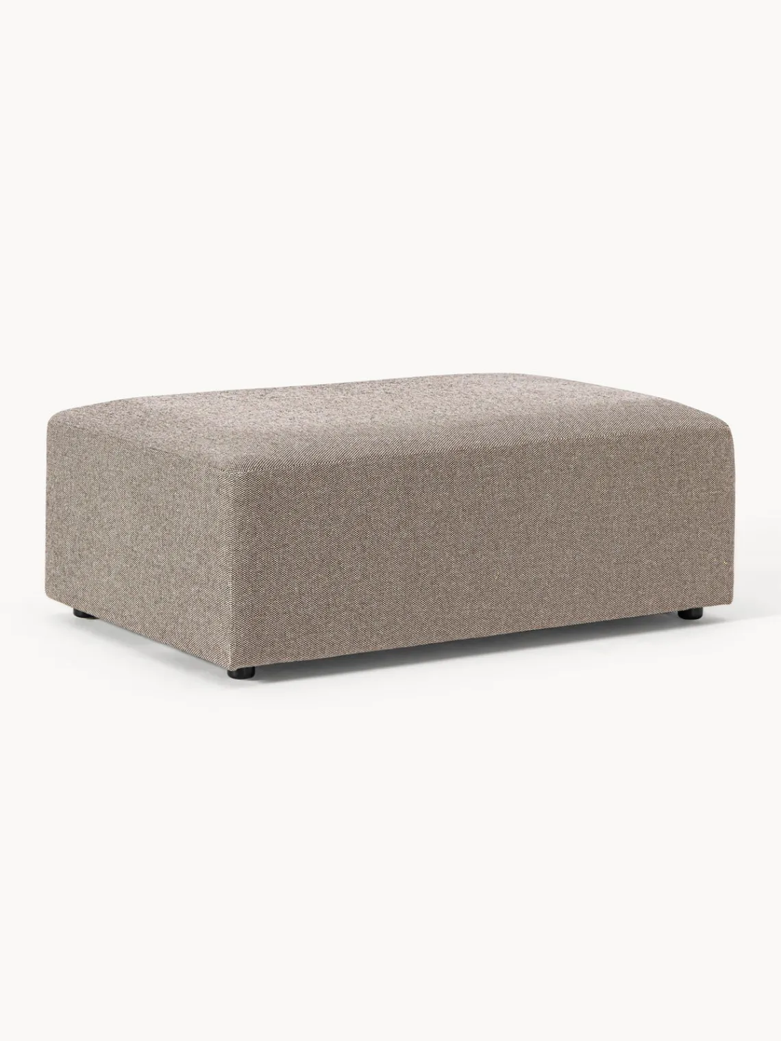 Westwing Collection Puf reposapiés grande Melva, 116 x 72 cm^ Reposapiés|Sofás