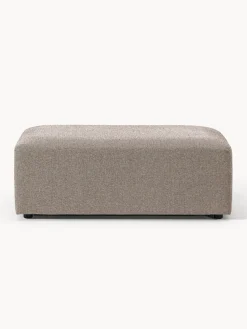 Westwing Collection Puf reposapiés grande Melva, 116 x 72 cm^ Reposapiés|Sofás