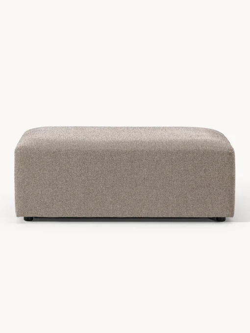Westwing Collection Puf reposapiés grande Melva, 116 x 72 cm^ Reposapiés|Sofás