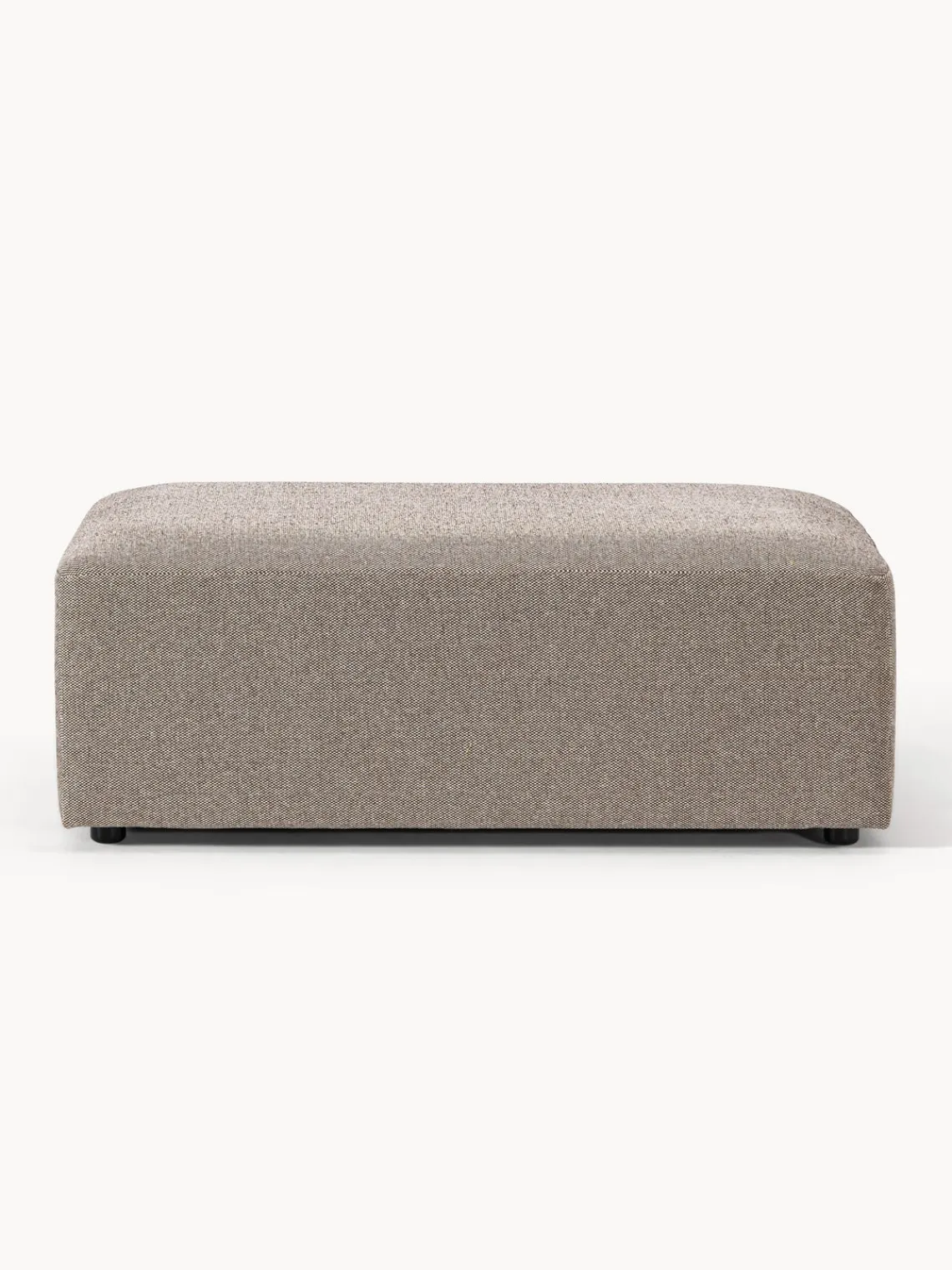 Westwing Collection Puf reposapiés grande Melva, 116 x 72 cm^ Reposapiés|Sofás