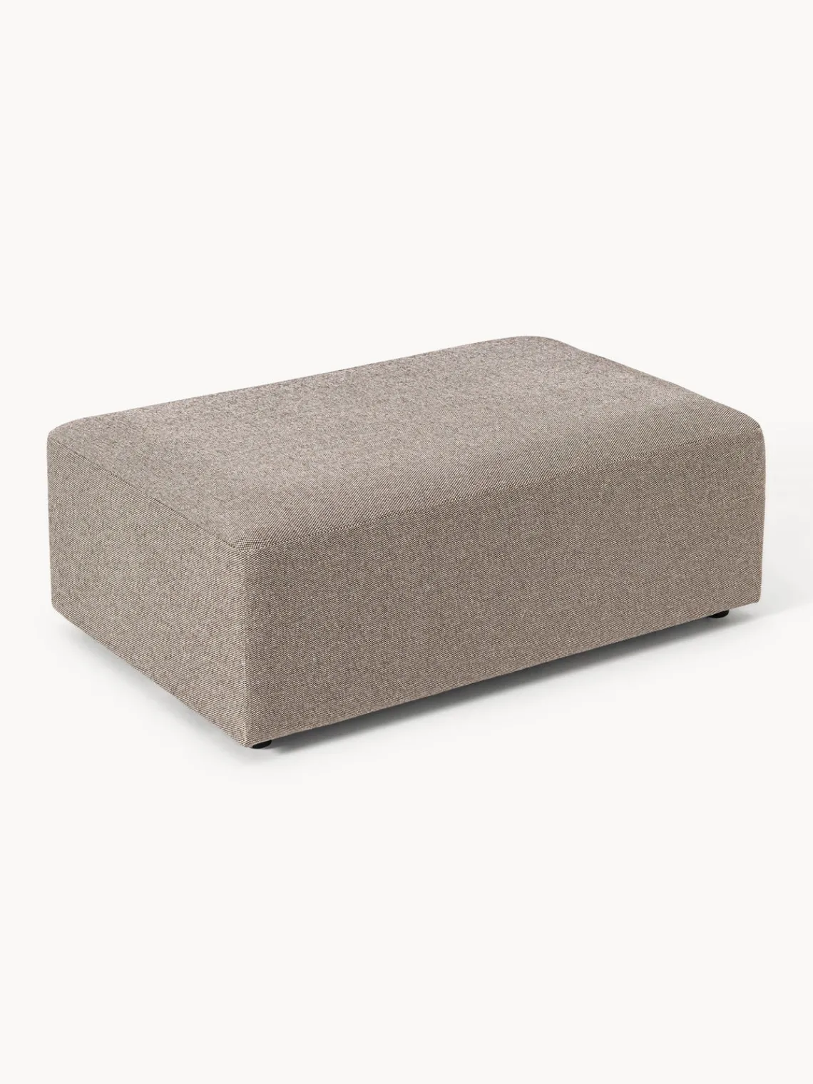 Westwing Collection Puf reposapiés grande Melva, 116 x 72 cm^ Reposapiés|Sofás